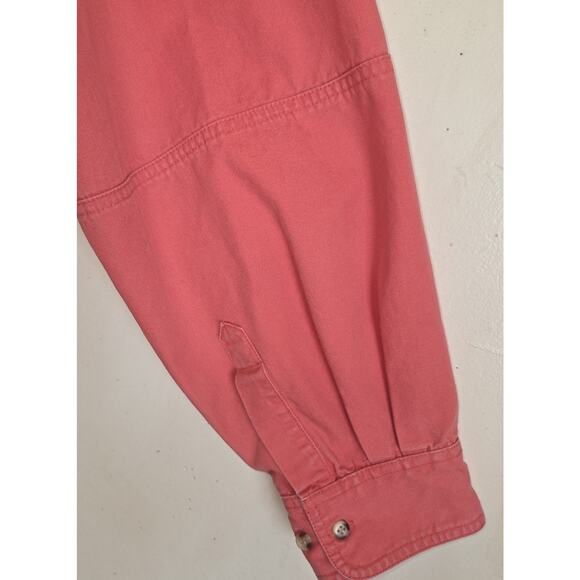 Wild Turkey Federation Mens Shirt XXL Coral Cotton Embroidered Turkey Hunting - Picture 11 of 16